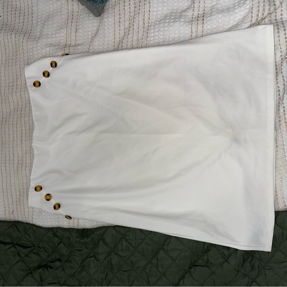 white midi skirt